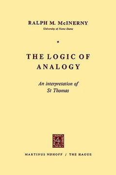 portada the logic of analogy: an interpretation of st thomas (en Inglés)