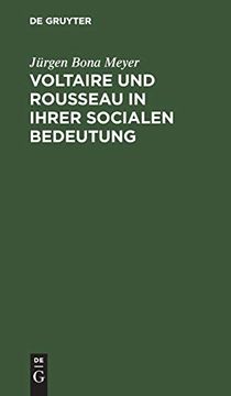 portada Voltaire und Rousseau in Ihrer Socialen Bedeutung 