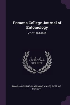portada Pomona College Journal of Entomology: V.1-2 1909-1910 (en Inglés)