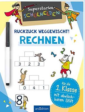 portada Superstarke Schulhelden - Ruckzuck Weggewischt! Rechnen (en Alemán)