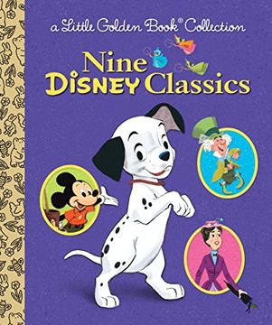 portada Nine Disney Classics (Disney Classic) (Little Golden Book) (en Inglés)