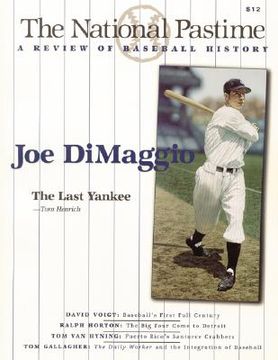 portada the national pastime, volume 19: a review of baseball history (en Inglés)