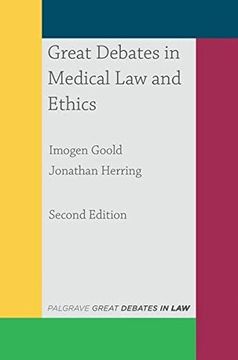 portada Great Debates in Medical law and Ethics (Great Debates in Law) (in English)