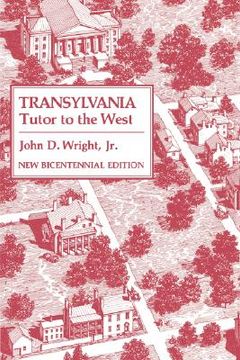 portada transylvania: tutor to the west (in English)