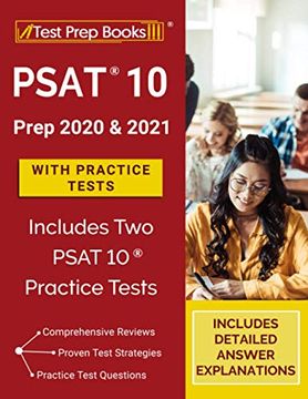 portada Psat 10 Prep 2020 and 2021 With Practice Tests [Includes two Psat 10 Practice Tests] (en Inglés)