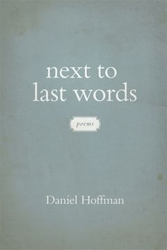 portada next to last words: poems (en Inglés)