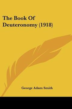 portada the book of deuteronomy (1918)