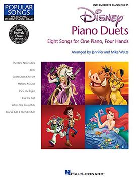 portada Disney Piano Duets: Hal Leonard Student Piano Library Popular Songs Series Intermediate 1 Piano, 4 Hands (in English)