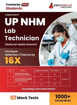 portada UP NHM Lab Technician Book 2023 (English Edition) - 10 Full Length Mock Tests (1000 Solved Questions) with Free Access to Online Tests