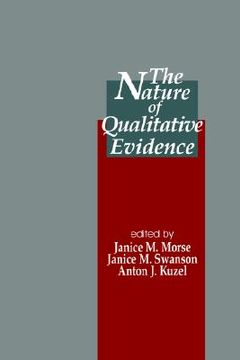portada the nature of qualitative evidence (en Inglés)