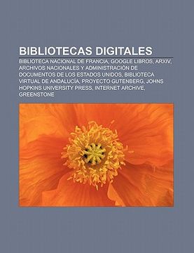 portada bibliotecas digitales: biblioteca nacional de francia, google libros, arxiv