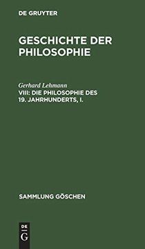 portada Die Philosophie des 19. Jahrhunderts, i. (in German)