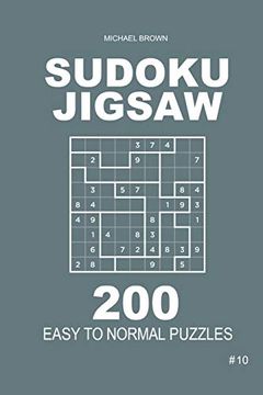 portada Sudoku Jigsaw - 200 Easy to Normal Puzzles 9x9 (Volume 10) (in English)