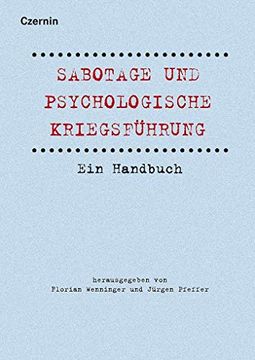 portada Sabotage und Psychologische Kriegsführung: Ein Handbuch (en Alemán)