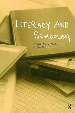 portada literacy and schooling (en Inglés)