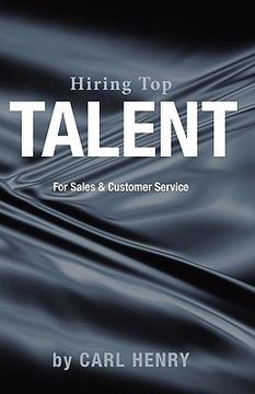 portada hiring top talent for sales and customer service (en Inglés)