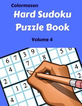 portada Hard Sudoku Puzzle Book Volume 4: 200 Puzzles