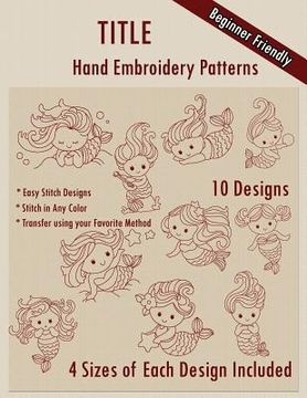 portada Cute Mermaids Hand Embroidery Patterns (en Inglés)