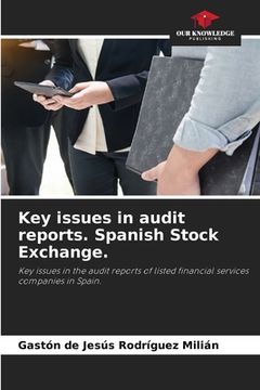 portada Key issues in audit reports. Spanish Stock Exchange. (en Inglés)
