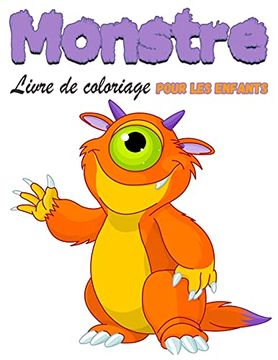 portada Monstre Livre de Coloriage Pour Enfants