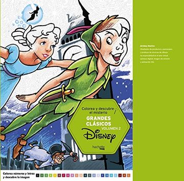 portada Colorea y Descubre el Misterio. Grandes Clásicos Disney Volumen 2