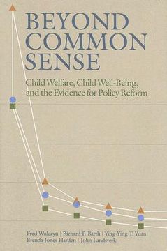 portada beyond common sense: child welfare, child well-being, and the evidence for policy reform (en Inglés)