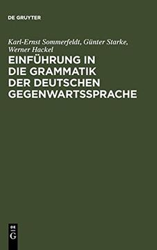 portada Einfuhrung in die Grammatik der Deutschen Gegenwartssprache 