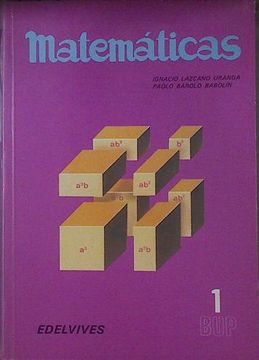 Libro Matemáticas B U P 1 ( Con Ejemplos ) De Lazcano Uranga, Ignacio ...