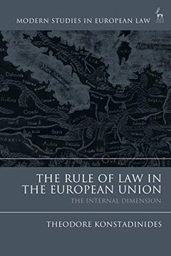 portada The Rule of law in the European Union: The Internal Dimension (Modern Studies in European Law) (en Inglés)