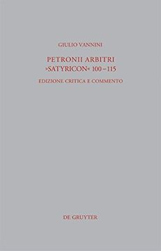 portada Petronii Arbitri "Satyricon" 100-115 (Beitrage Zur Altertumskunde) (en Italiano)