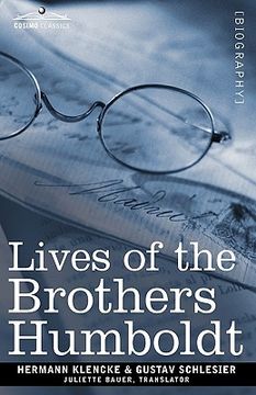 portada lives of the brothers humboldt: alexander and william
