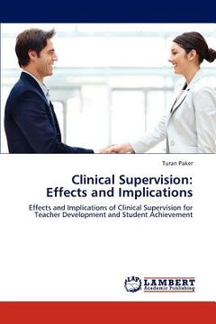 portada clinical supervision: effects and implications (in English)