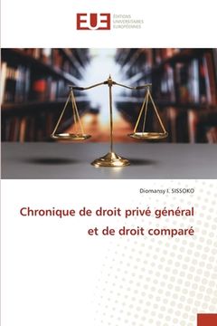 portada Chronique de droit privé général et de droit comparé (en Francés)