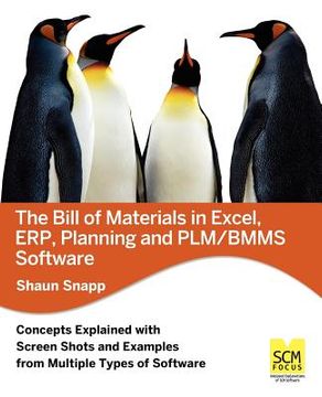 portada the bill of materials in excel, erp, planning and plm/bmms software (en Inglés)