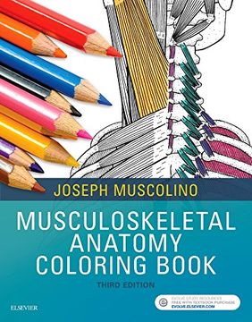 portada Musculoskeletal Anatomy Coloring Book, 3e