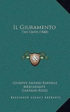 portada il giuramento: the oath (1848) (in English)