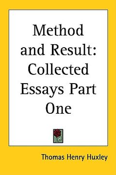 portada method and result: collected essays part one (en Inglés)