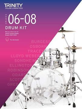 portada Trinity College London Drum kit 2020-2023. Grades 6-8 (en Inglés)