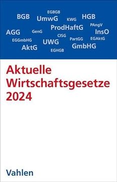 portada Aktuelle Wirtschaftsgesetze 2024 (en Alemán)