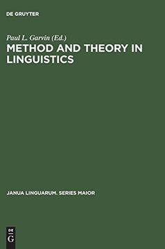portada Method and Theory in Linguistics (Janua Linguarum. Series Maior) (en Inglés)
