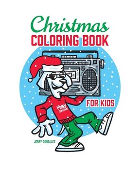 portada Christmas Coloring Book For Kids: 25 Fun Christmas Designs To Color! (en Inglés)
