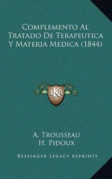 portada Complemento al Tratado de Terapeutica y Materia Medica (1844) (in Spanish)