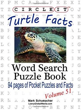 portada Circle It, Turtle Facts, Word Search, Puzzle Book