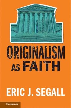 portada Originalism as Faith (en Inglés)