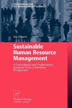 portada sustainable human resource management: a conceptual and exploratory analysis from a paradox perspective (en Inglés)