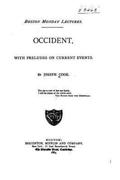 portada Occident, with Preludes on Current Events (en Inglés)