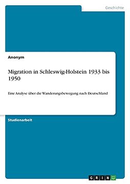 portada Migration in Schleswig-Holstein 1933 bis 1950 (in German)