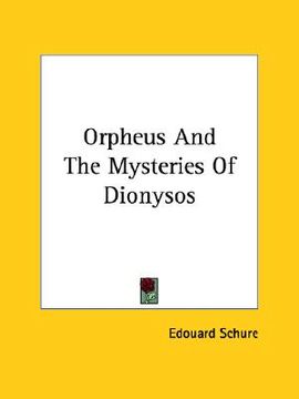 portada orpheus and the mysteries of dionysos (en Inglés)
