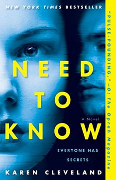 portada Need to Know: A Novel (libro en Inglés)