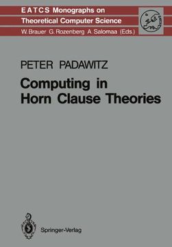 portada computing in horn clause theories (en Inglés)